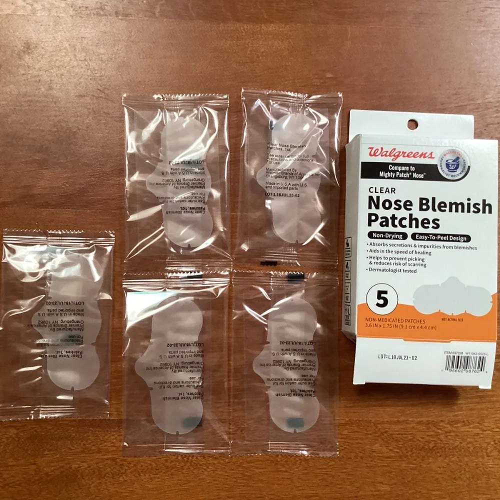 Walgreens Clear Nose and Body Blemish Patches Bundle of 2 Boxes NEW